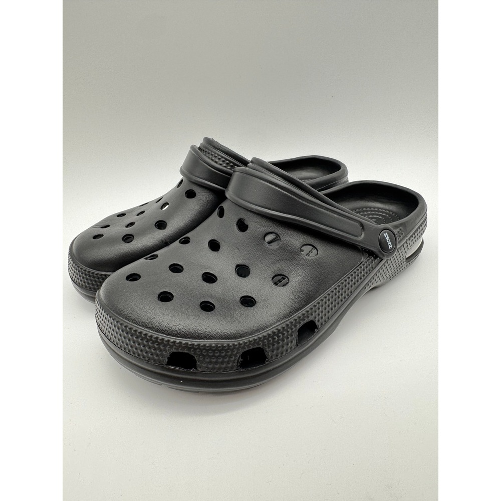 Black Clogs Slip On Sandals Adult Crocs Style‎ Lightweight Comfort